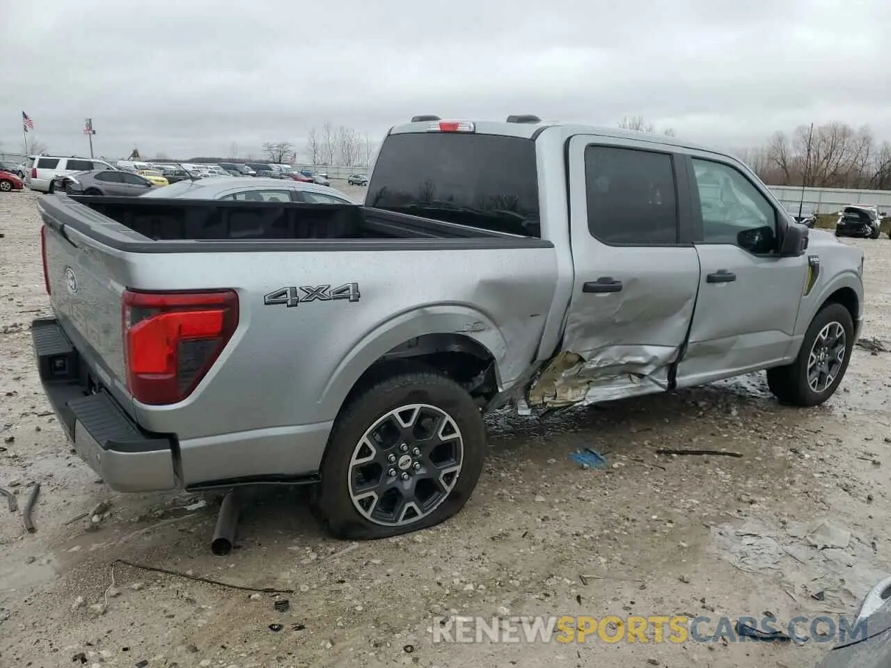3 fotografías del automóvil dañado 1FTEW2LP8RKF34549 FORD F150 STX 2024