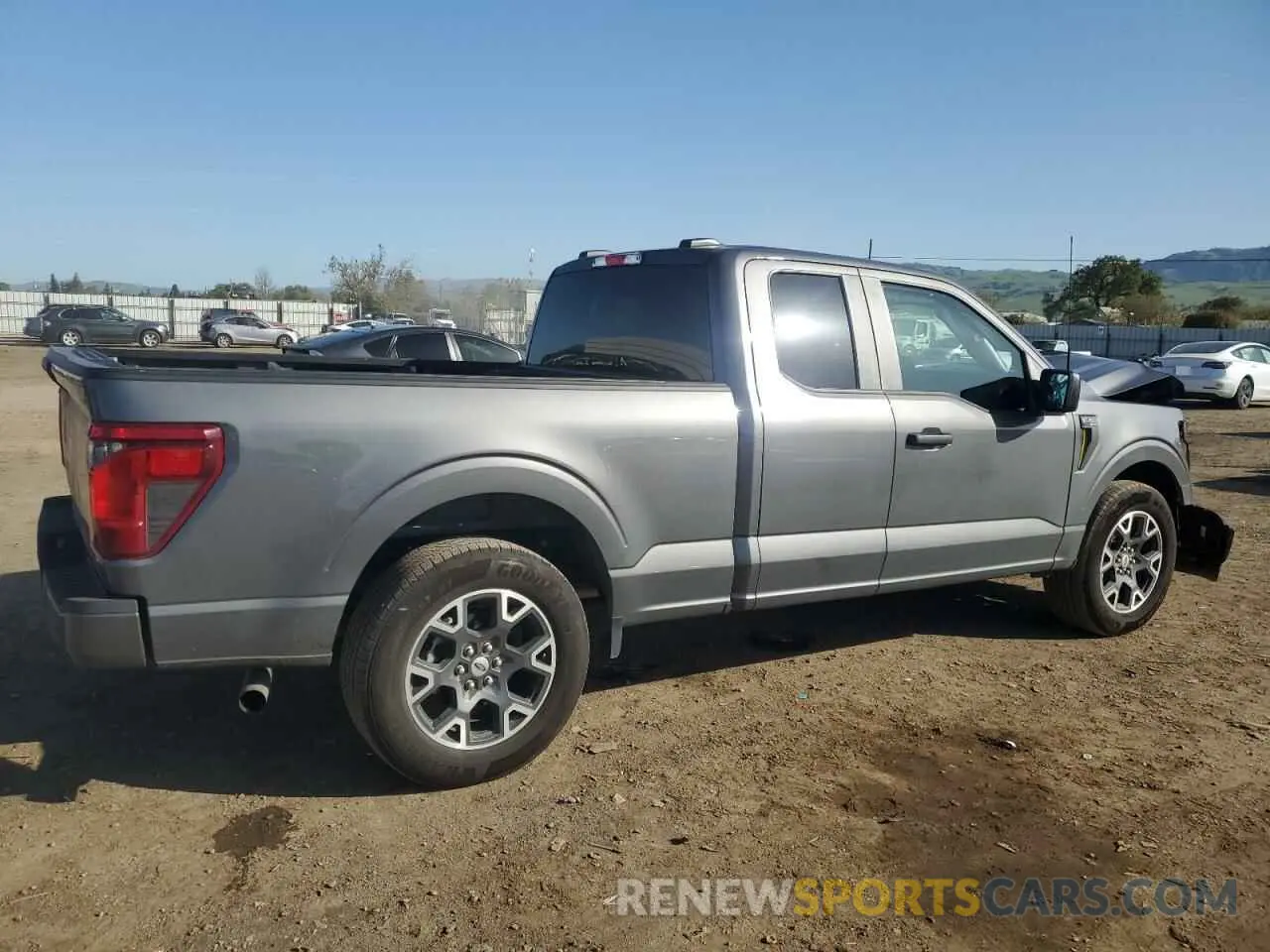 3 fotografías del automóvil dañado 1FTEX2KP0RKD77498 FORD F150 STX 2024