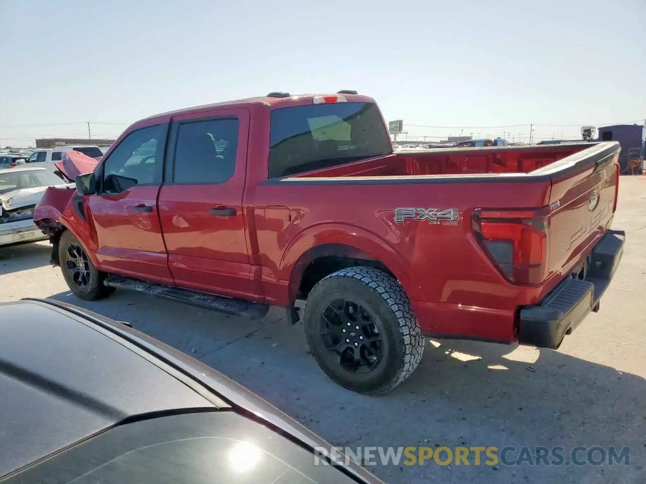 2 fotografías del automóvil dañado 1FTFW2L57RFB88845 FORD F150 STX 2024