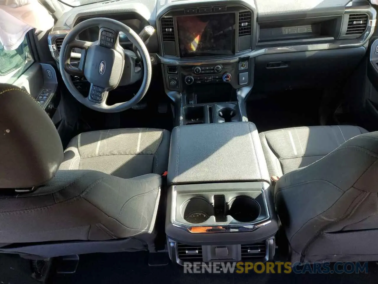 8 fotografías del automóvil dañado 1FTFW2L58RKD20924 FORD F150 STX 2024