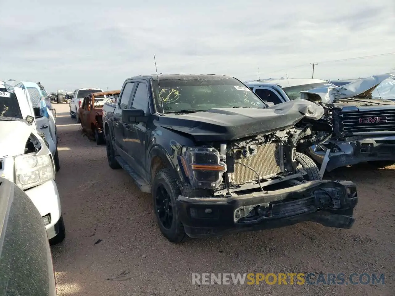 4 fotografías del automóvil dañado 1FTFW2L59RFA46058 FORD F150 STX 2024