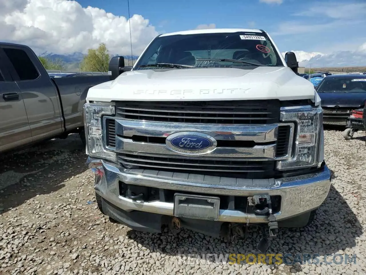 5 fotografías del automóvil dañado 1FT7W2B65KEF65232 FORD F250 2019