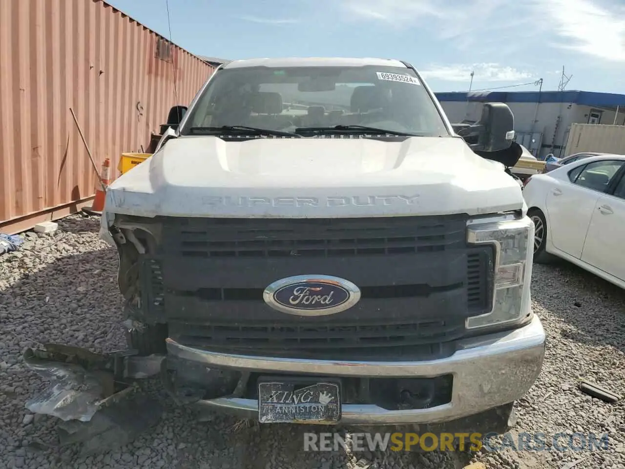 5 fotografías del automóvil dañado 1FT7W2B66KED39474 FORD F250 2019