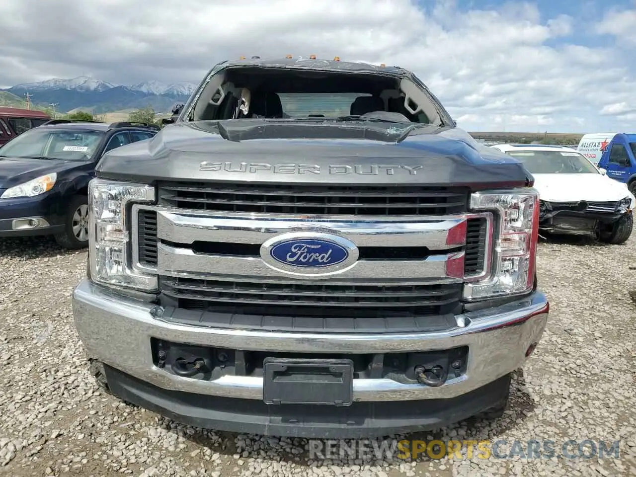 5 fotografías del automóvil dañado 1FT7W2BT3KEF12745 FORD F250 2019