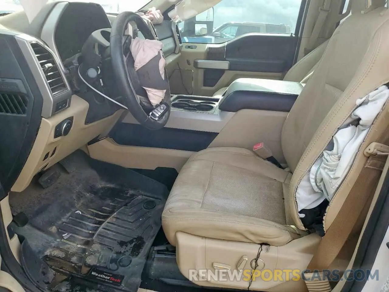 7 fotografías del automóvil dañado 1FT7W2BT5KEE40687 FORD F250 2019
