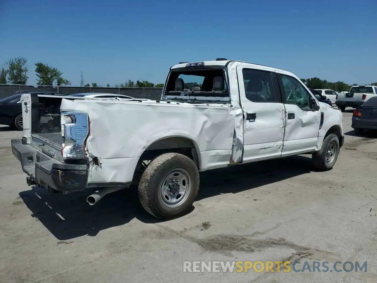 3 fotografías del automóvil dañado 1FT7W2A63MED23950 FORD F250 2021