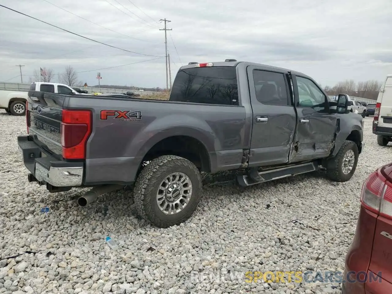 3 fotografías del automóvil dañado 1FT7W2B63MED45073 FORD F250 2021