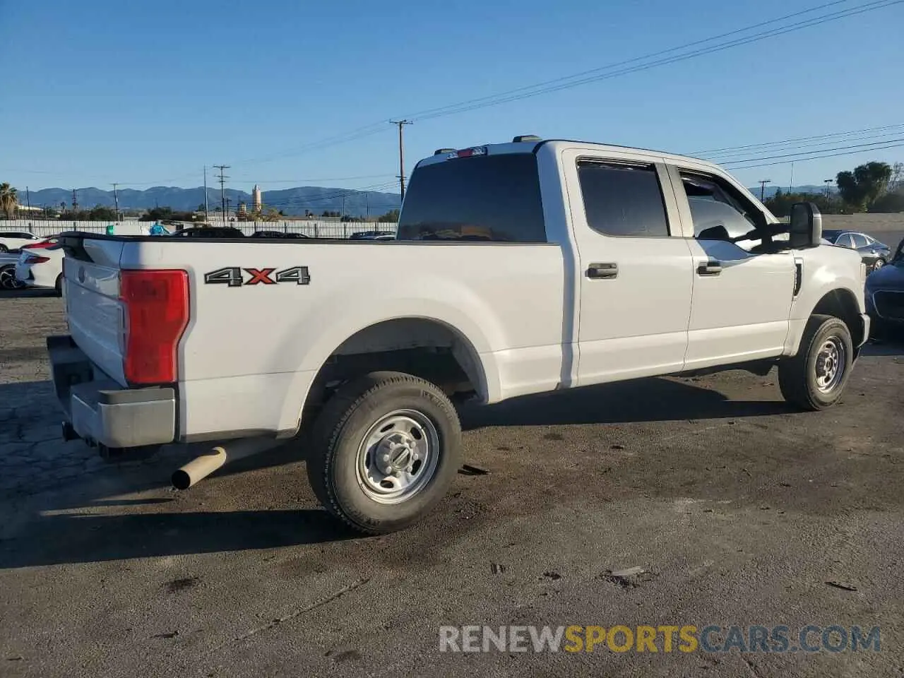 3 fotografías del automóvil dañado 1FT7W2B64MEC54006 FORD F250 2021