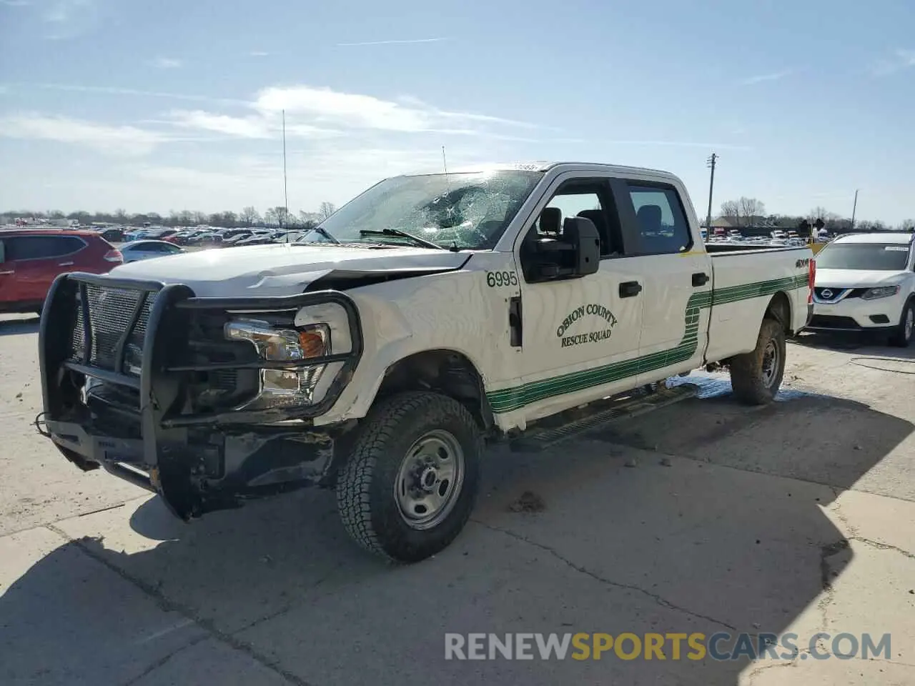 1 fotografías del automóvil dañado 1FT7W2B67MEC70278 FORD F250 2021