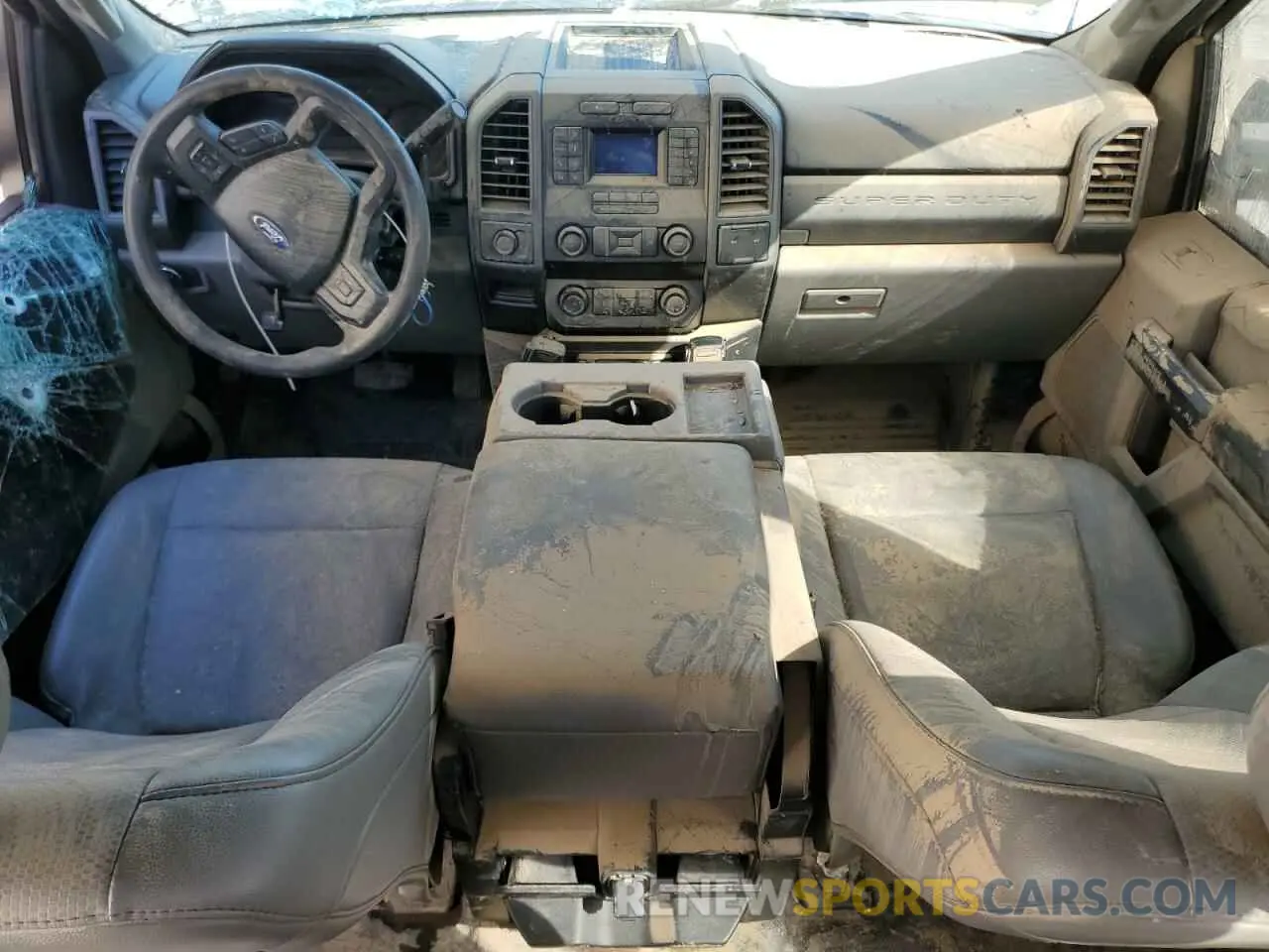 8 fotografías del automóvil dañado 1FT7W2B67MEC70278 FORD F250 2021