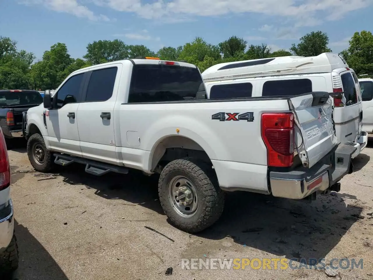 2 fotografías del automóvil dañado 1FT7W2BN4MED48541 FORD F250 2021