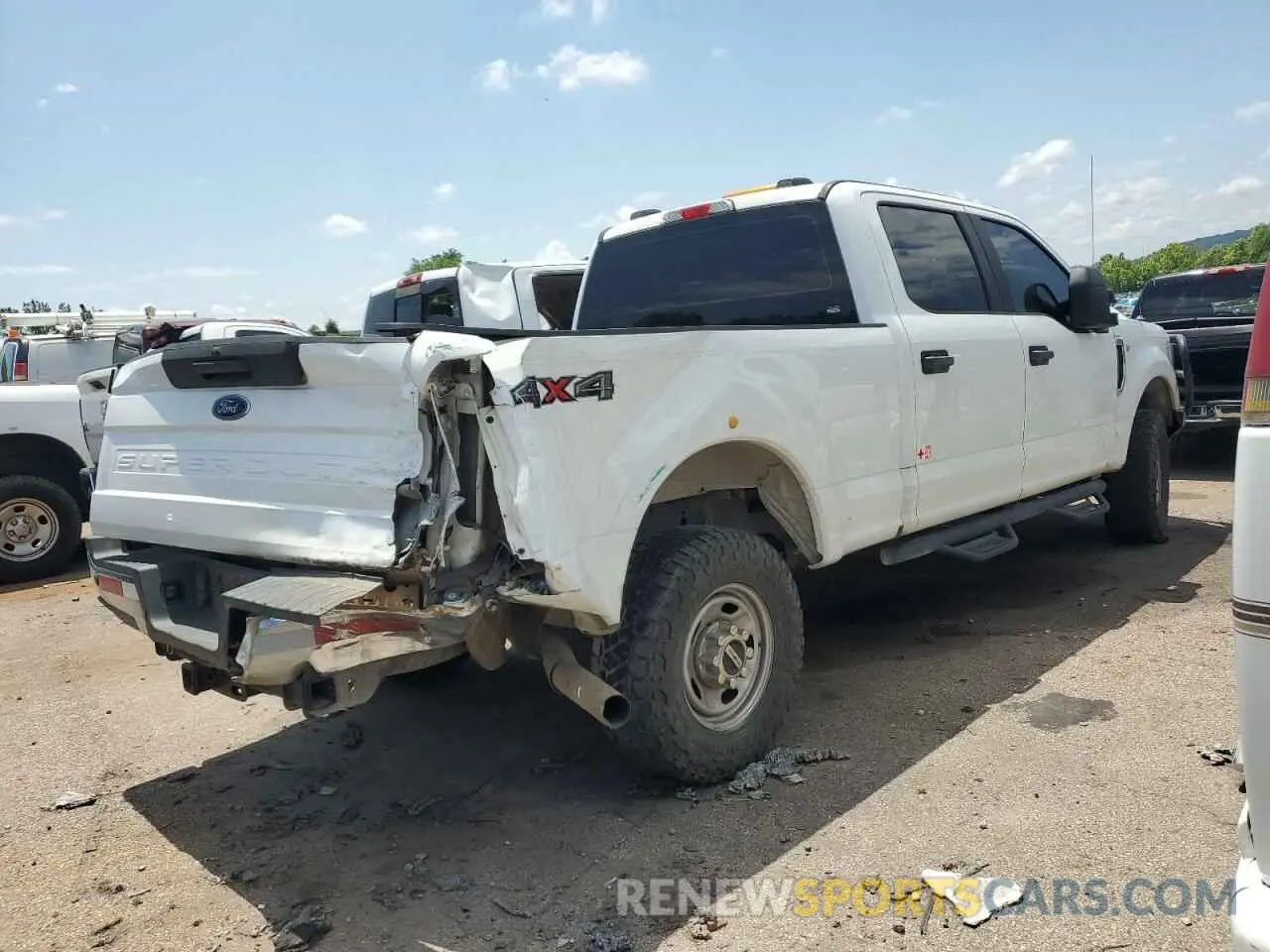 3 fotografías del automóvil dañado 1FT7W2BN4MED48541 FORD F250 2021