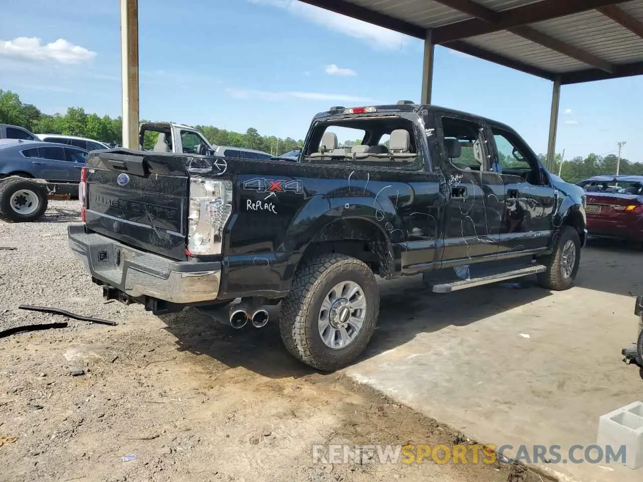 3 fotografías del automóvil dañado 1FT7W2BT4MEC45571 FORD F250 2021