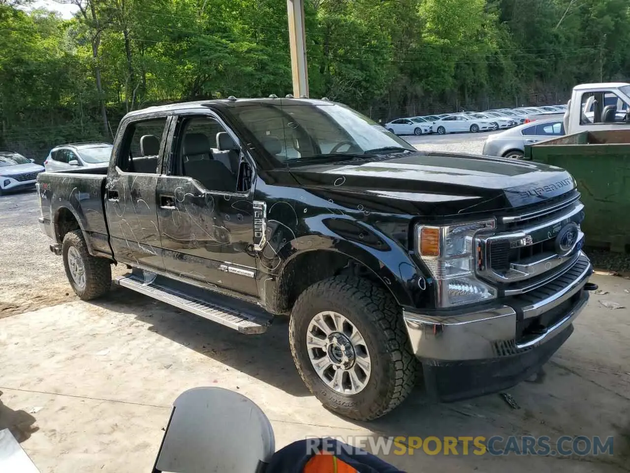 4 fotografías del automóvil dañado 1FT7W2BT4MEC45571 FORD F250 2021