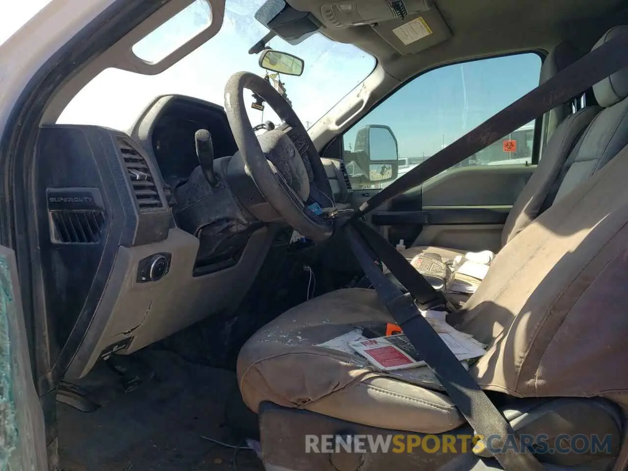 7 fotografías del automóvil dañado 1FT7W2BTXMEC26975 FORD F250 2021