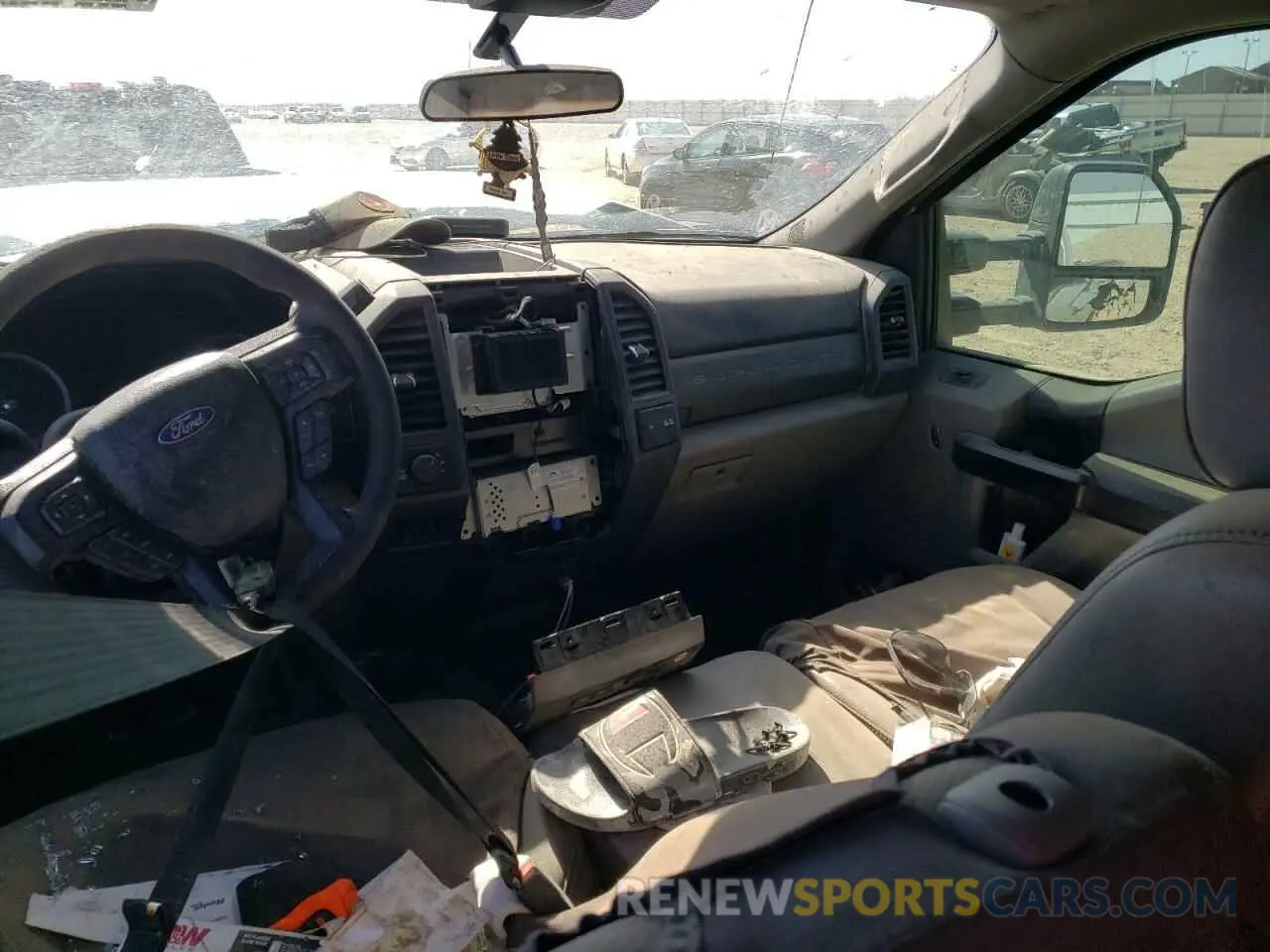 8 fotografías del automóvil dañado 1FT7W2BTXMEC26975 FORD F250 2021