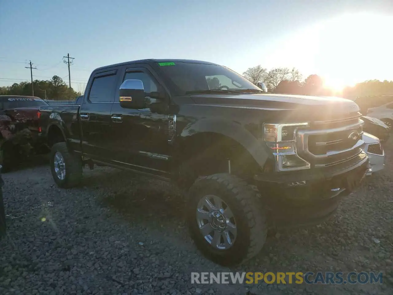 4 fotografías del automóvil dañado 1FT7W2BTXMED76648 FORD F250 2021