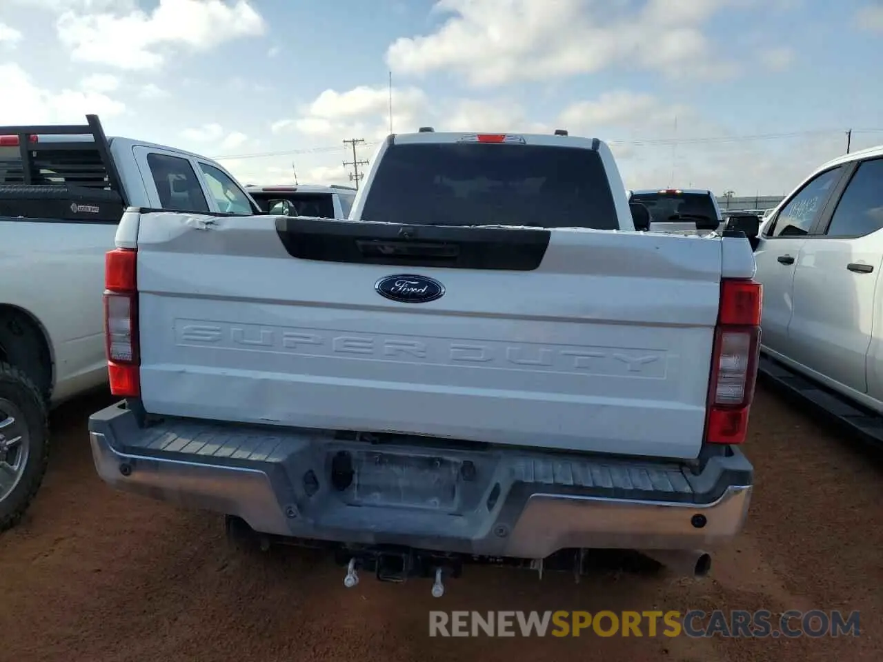 6 fotografías del automóvil dañado 1FT7W2B64NED77385 FORD F250 2022