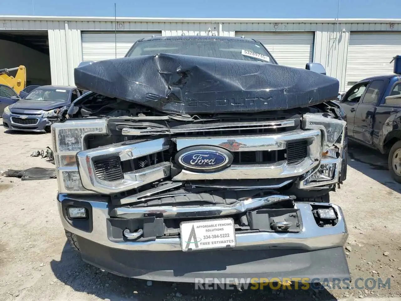 5 fotografías del automóvil dañado 1FT7W2B6XNEG38082 FORD F250 2022
