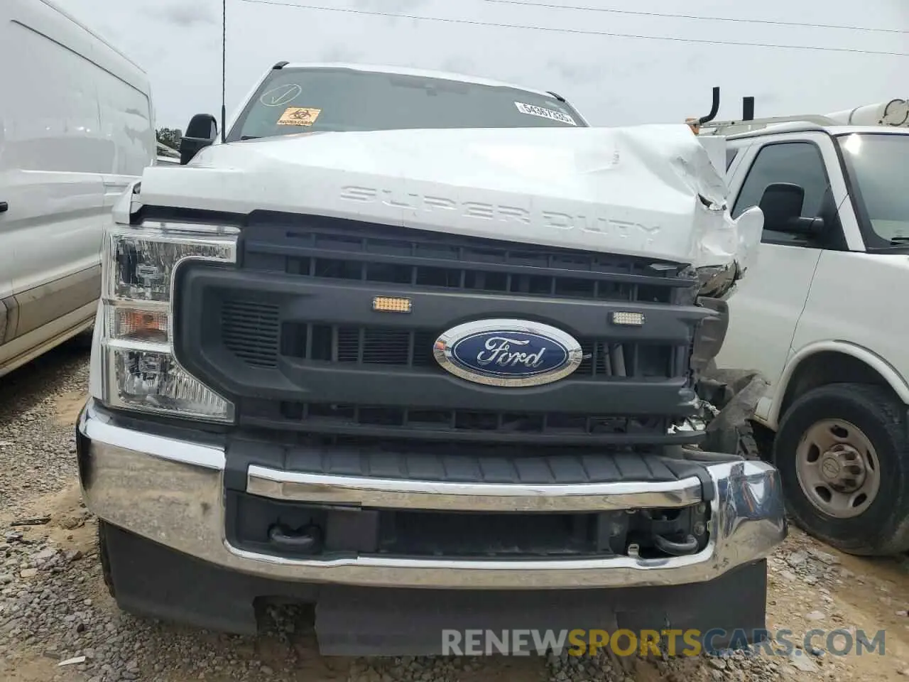 5 fotografías del automóvil dañado 1FT7W2BN0NED43001 FORD F250 2022