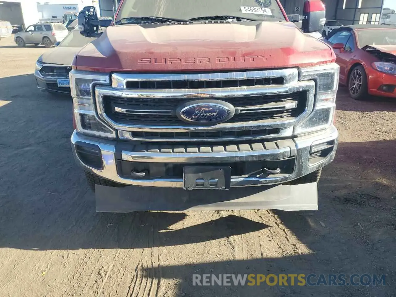 12 fotografías del automóvil dañado 1FT7W2BN7NEF21356 FORD F250 2022