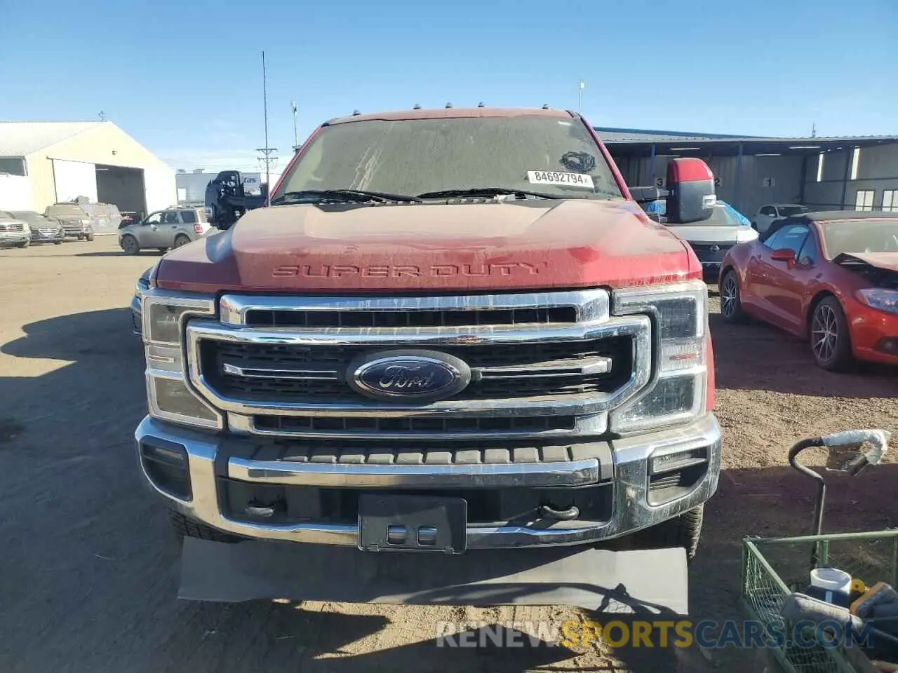 5 fotografías del automóvil dañado 1FT7W2BN7NEF21356 FORD F250 2022