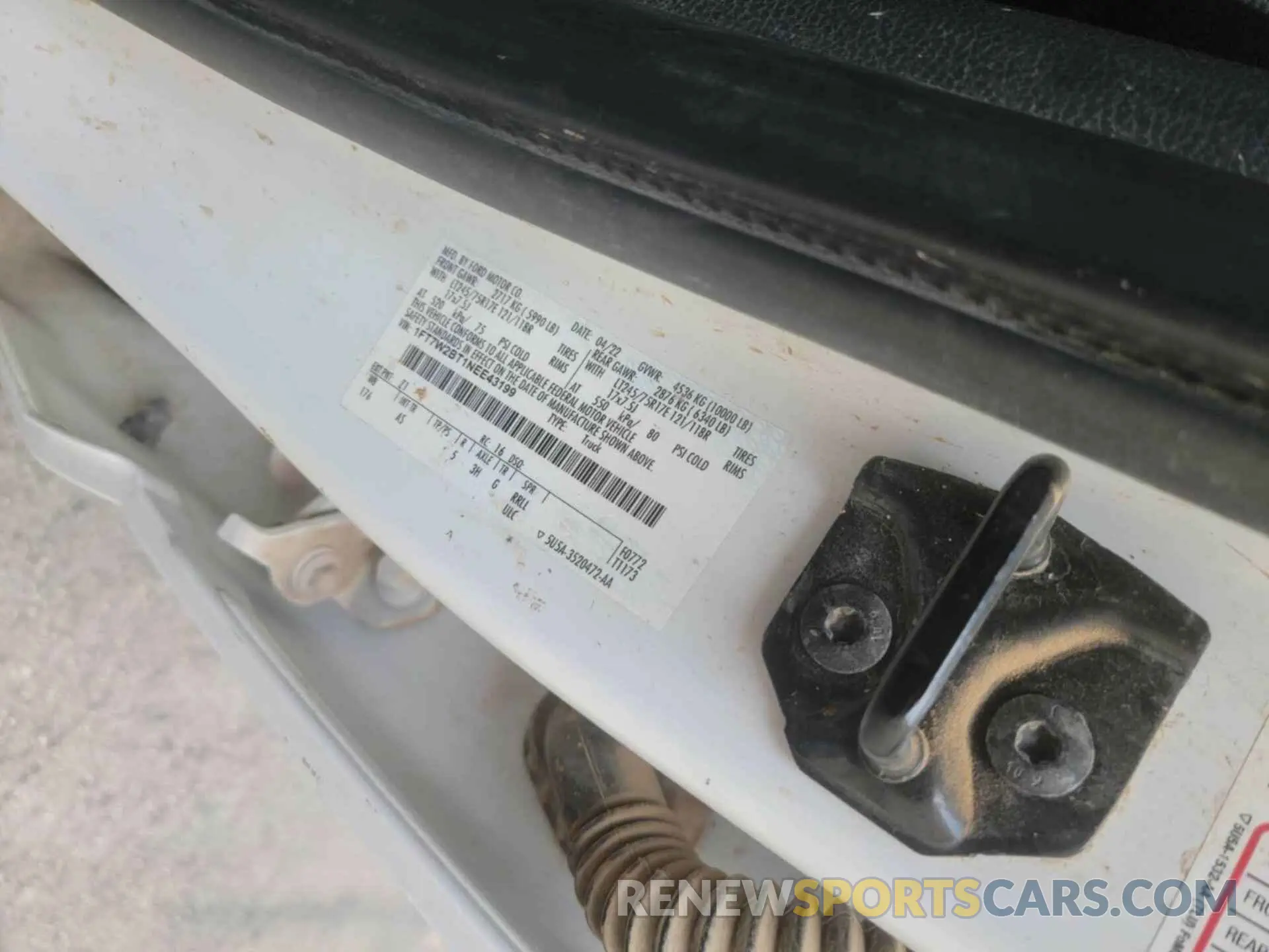 9 fotografías del automóvil dañado 1FT7W2BT1NEE43199 FORD F250 2022