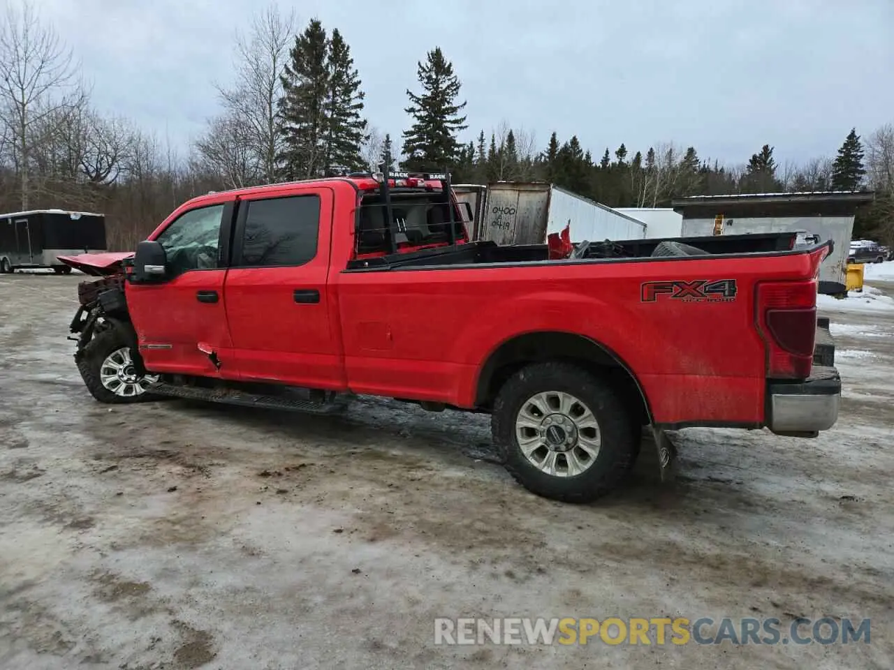 2 fotografías del automóvil dañado 1FT7W2BT4NEE10231 FORD F250 2022