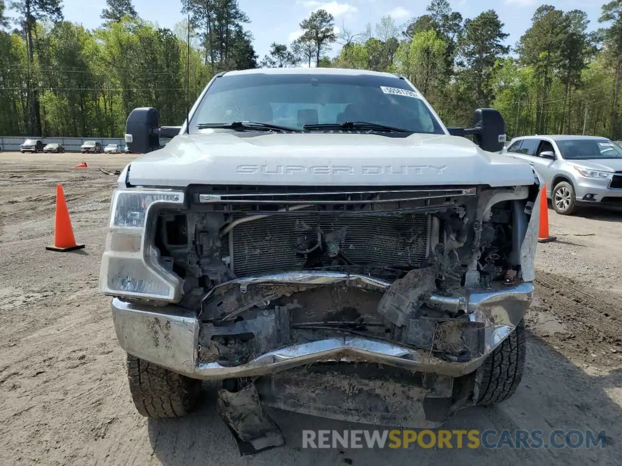 5 fotografías del automóvil dañado 1FT7W2BT4NEG36401 FORD F250 2022
