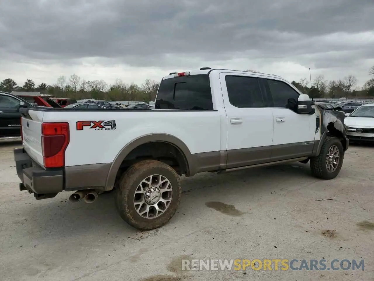 3 fotografías del automóvil dañado 1FT7W2BT5NED02846 FORD F250 2022