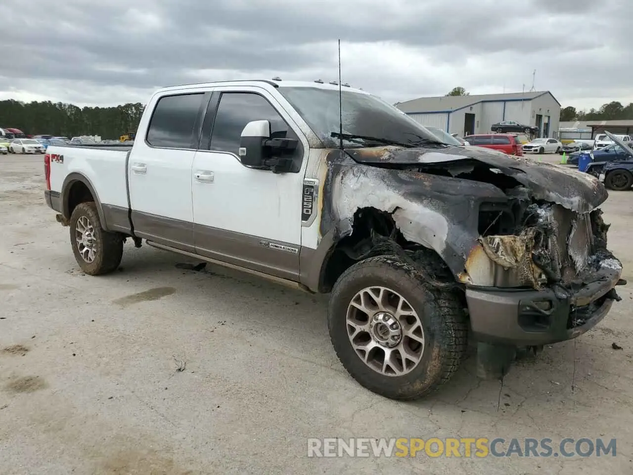 4 fotografías del automóvil dañado 1FT7W2BT5NED02846 FORD F250 2022