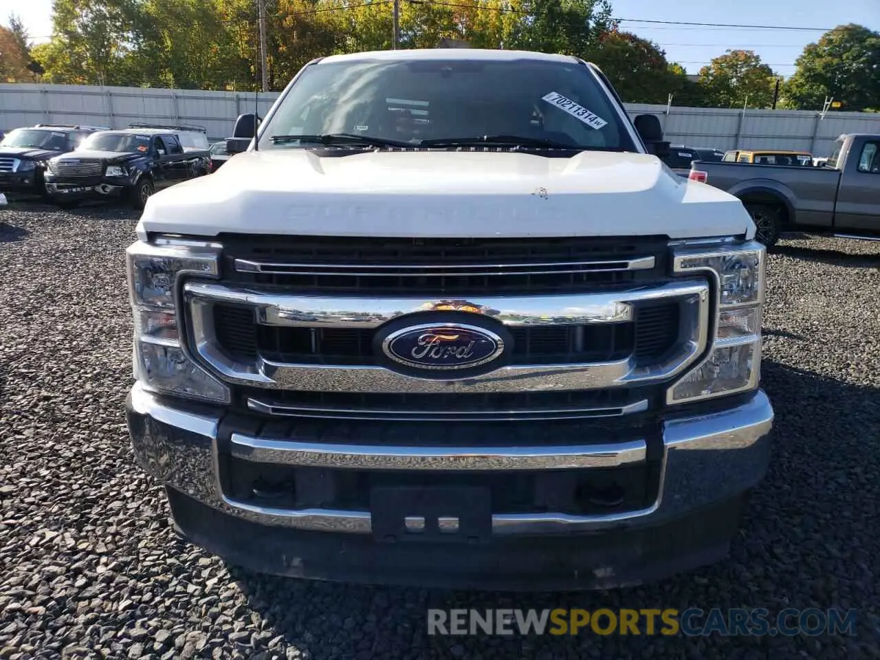 5 fotografías del automóvil dañado 1FT7X2B63NEG34856 FORD F250 2022