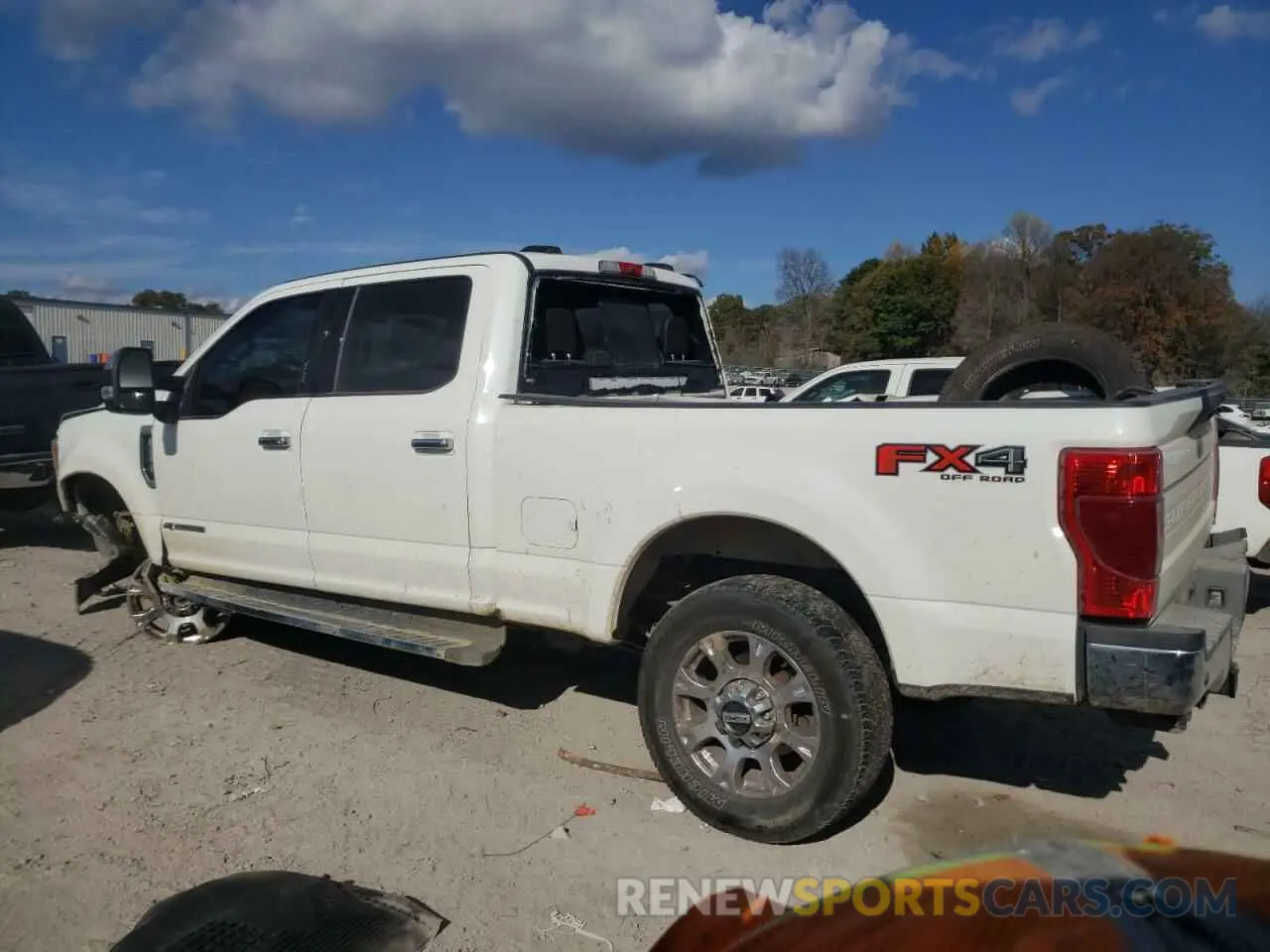 2 fotografías del automóvil dañado 1FT8W2BT7NEF51833 FORD F250 2022