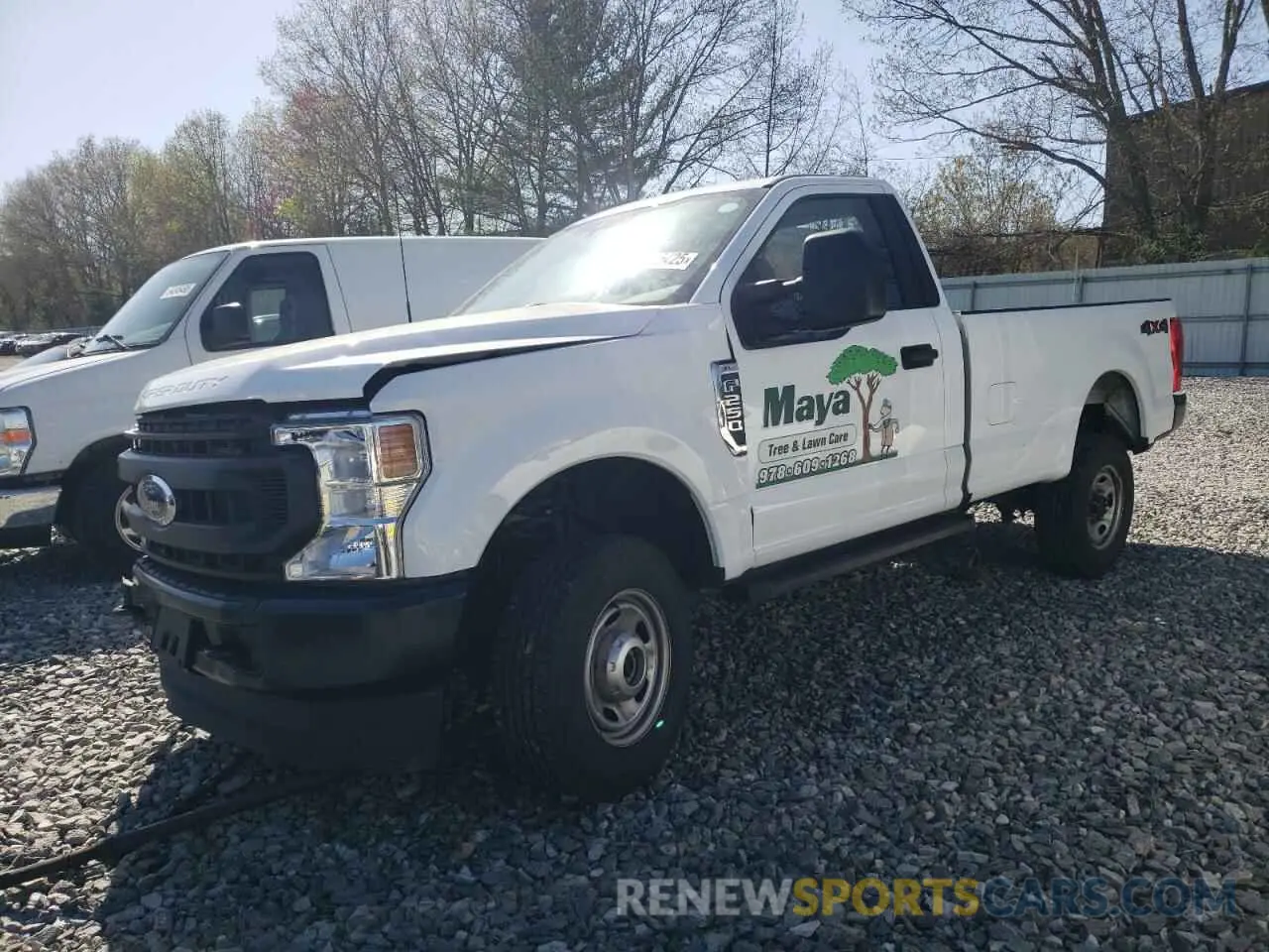 1 fotografías del automóvil dañado 1FTBF2B66NEE29514 FORD F250 2022