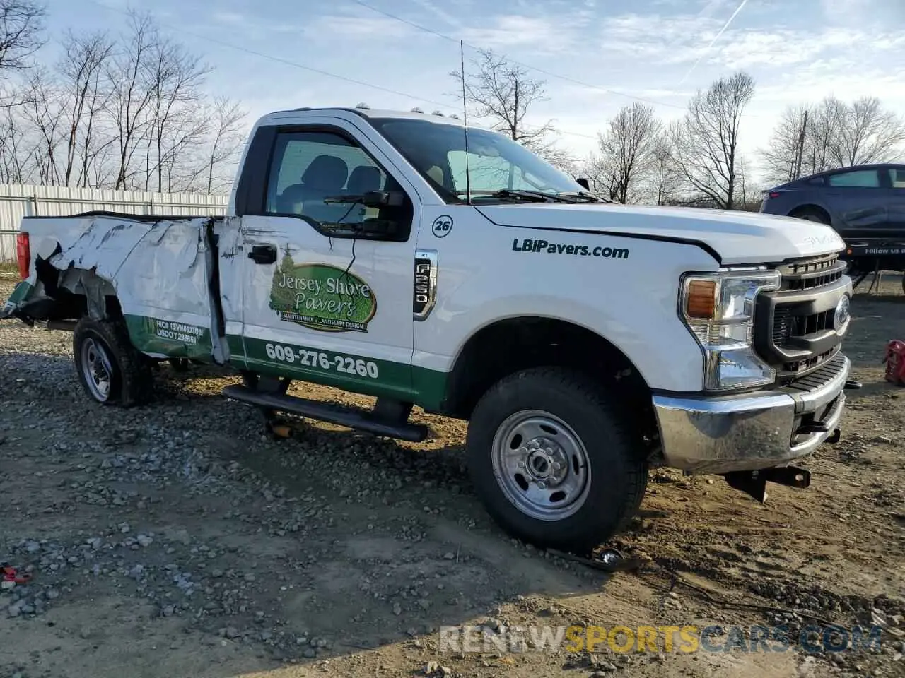 4 fotografías del automóvil dañado 1FTBF2B66NEG37764 FORD F250 2022