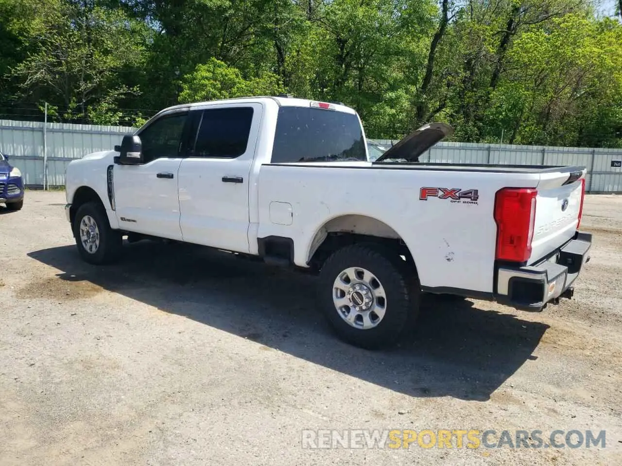 2 fotografías del automóvil dañado 1FT7W2BT5PED75881 FORD F250 2023