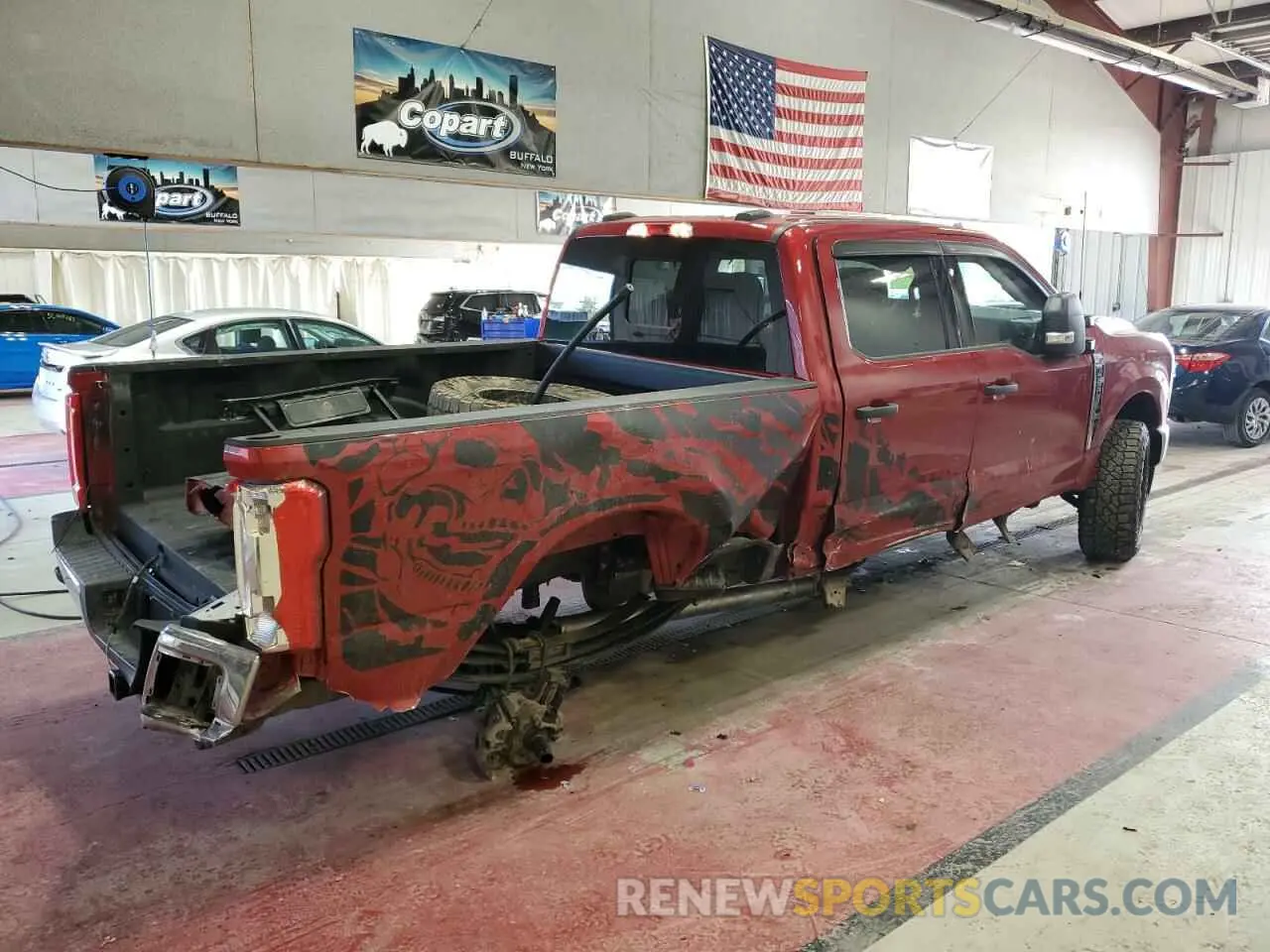 3 fotografías del automóvil dañado 1FT7W2BA4REE20696 FORD F250 2024