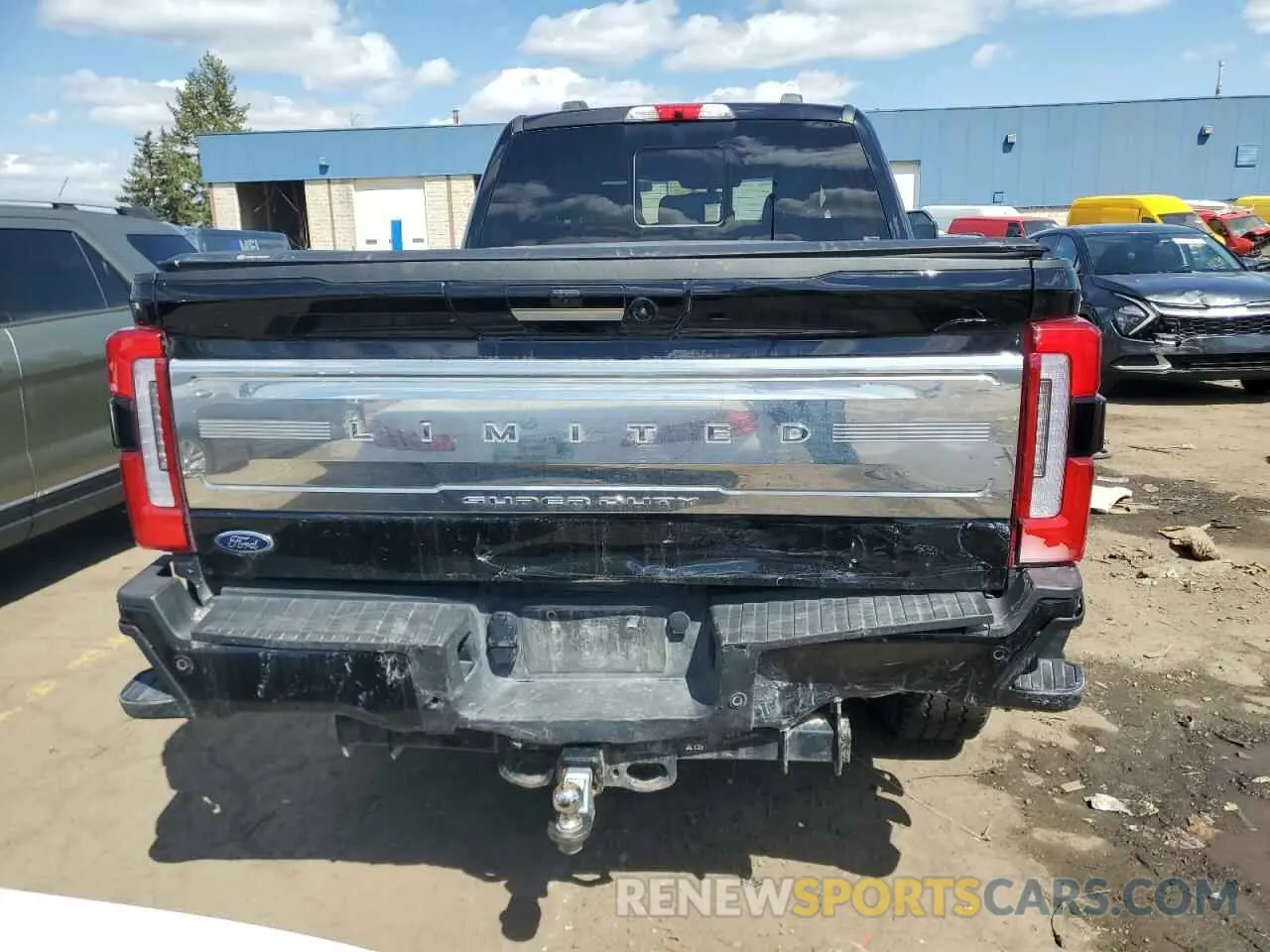6 fotografías del automóvil dañado 1FT8W2BM0REC90270 FORD F250 2024