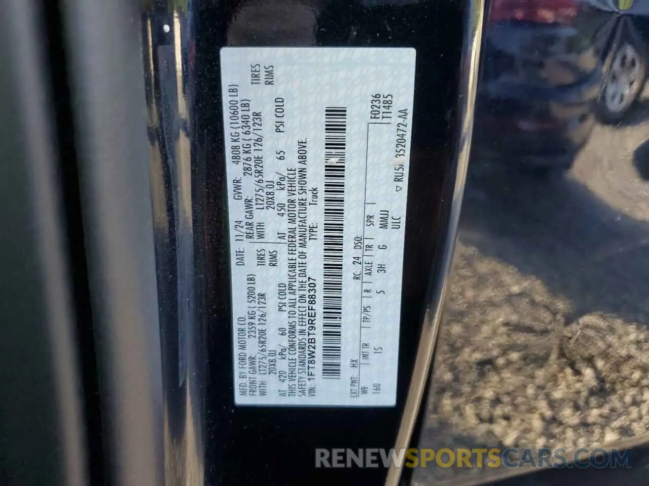 14 fotografías del automóvil dañado 1FT8W2BT9REF88307 FORD F250 2024