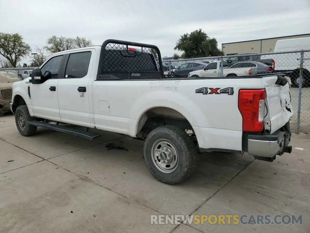 2 fotografías del automóvil dañado 1FT7W3B66KED42221 FORD F350 2019