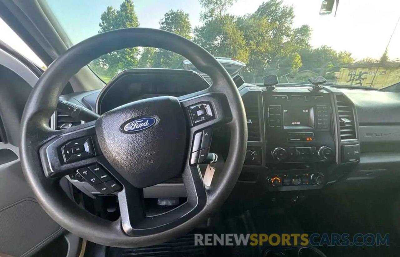 9 fotografías del automóvil dañado 1FT7W3BT4KED39128 FORD F350 2019