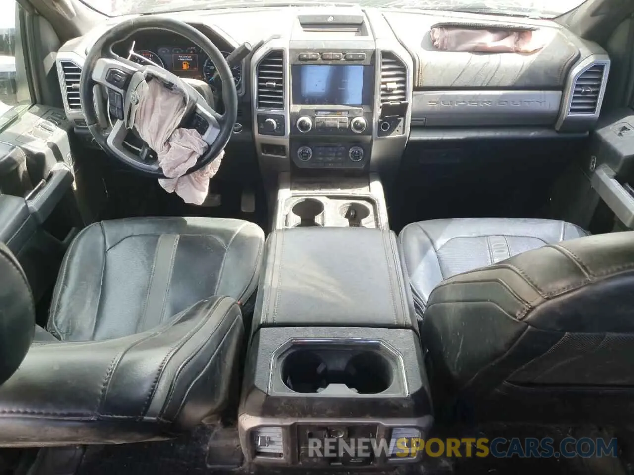 8 fotografías del automóvil dañado 1FT8W3BT0KEE83554 FORD F350 2019