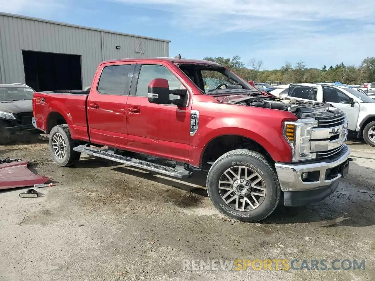 4 fotografías del automóvil dañado 1FT8W3BT0KEE99589 FORD F350 2019