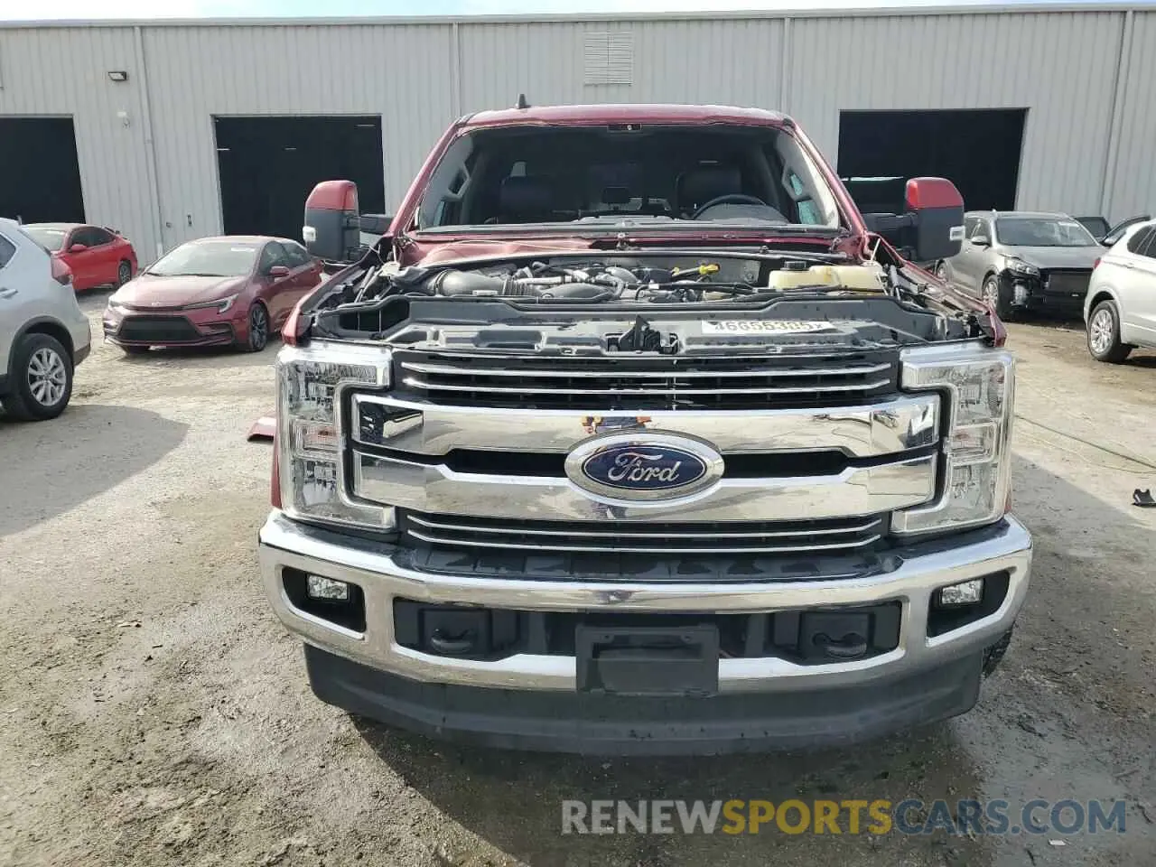 5 fotografías del automóvil dañado 1FT8W3BT0KEE99589 FORD F350 2019