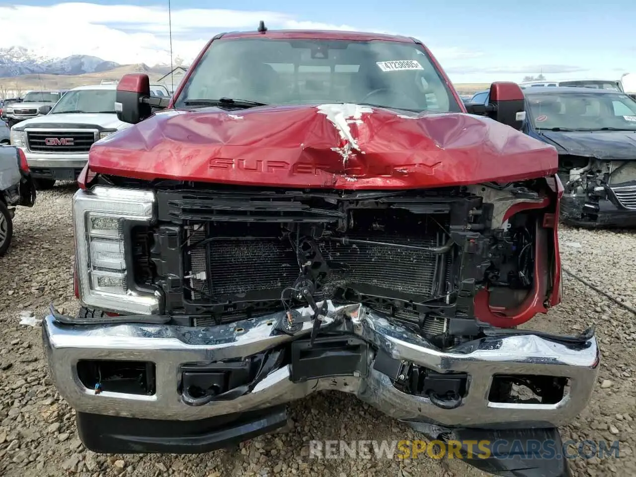 5 fotografías del automóvil dañado 1FT8W3BT2KEF40305 FORD F350 2019