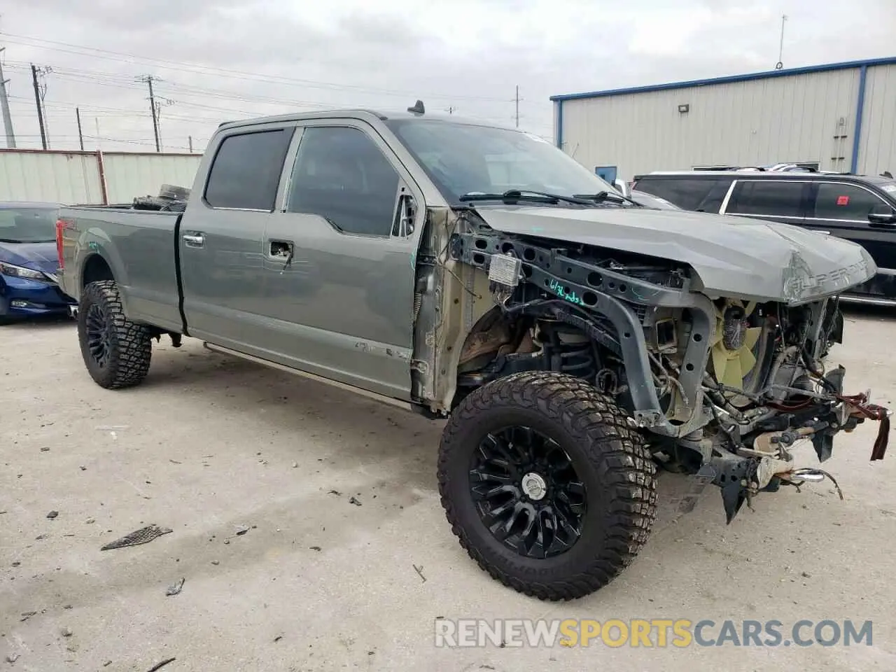 4 fotografías del automóvil dañado 1FT8W3BT5KED09687 FORD F350 2019
