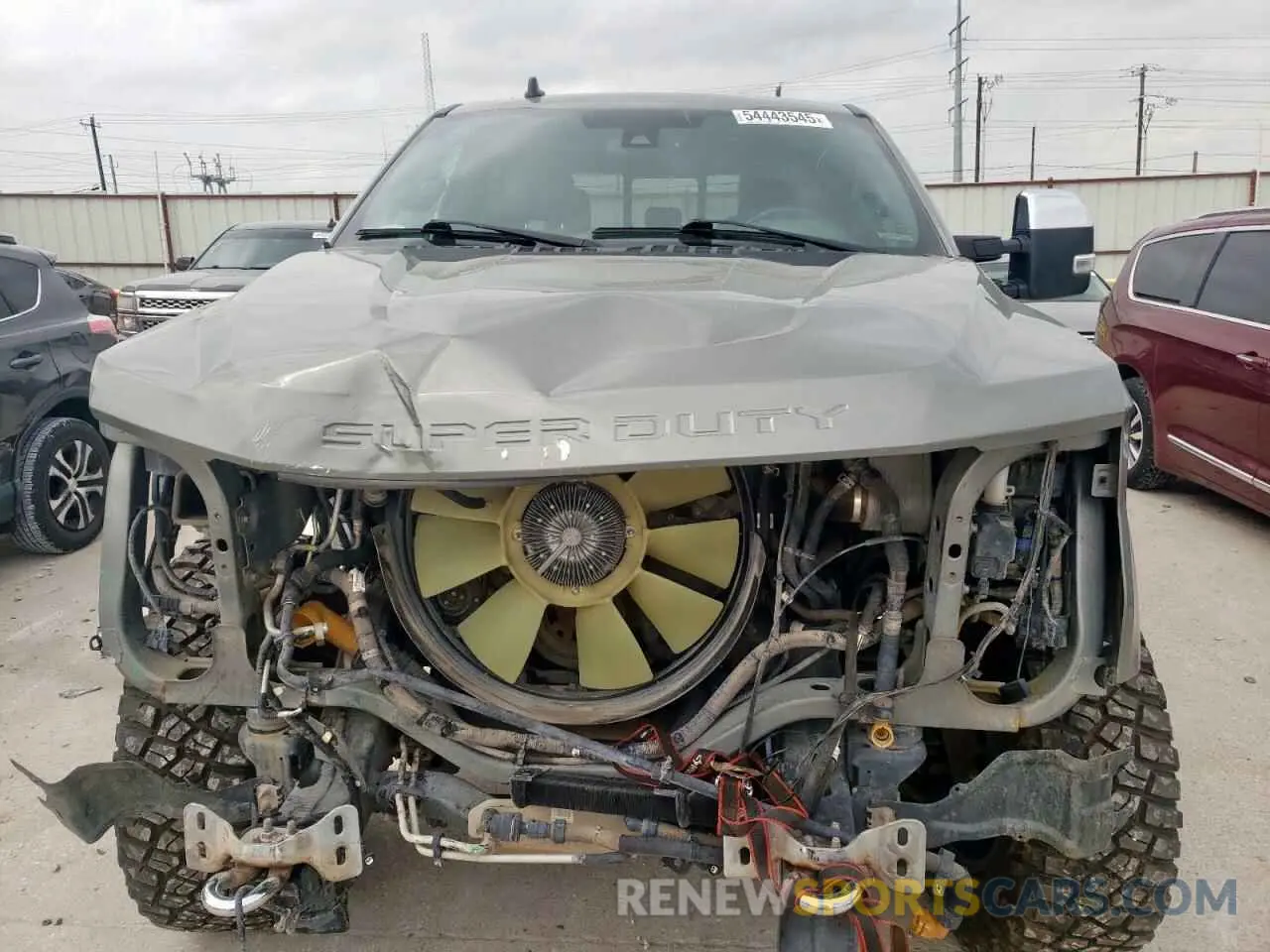 5 fotografías del automóvil dañado 1FT8W3BT5KED09687 FORD F350 2019
