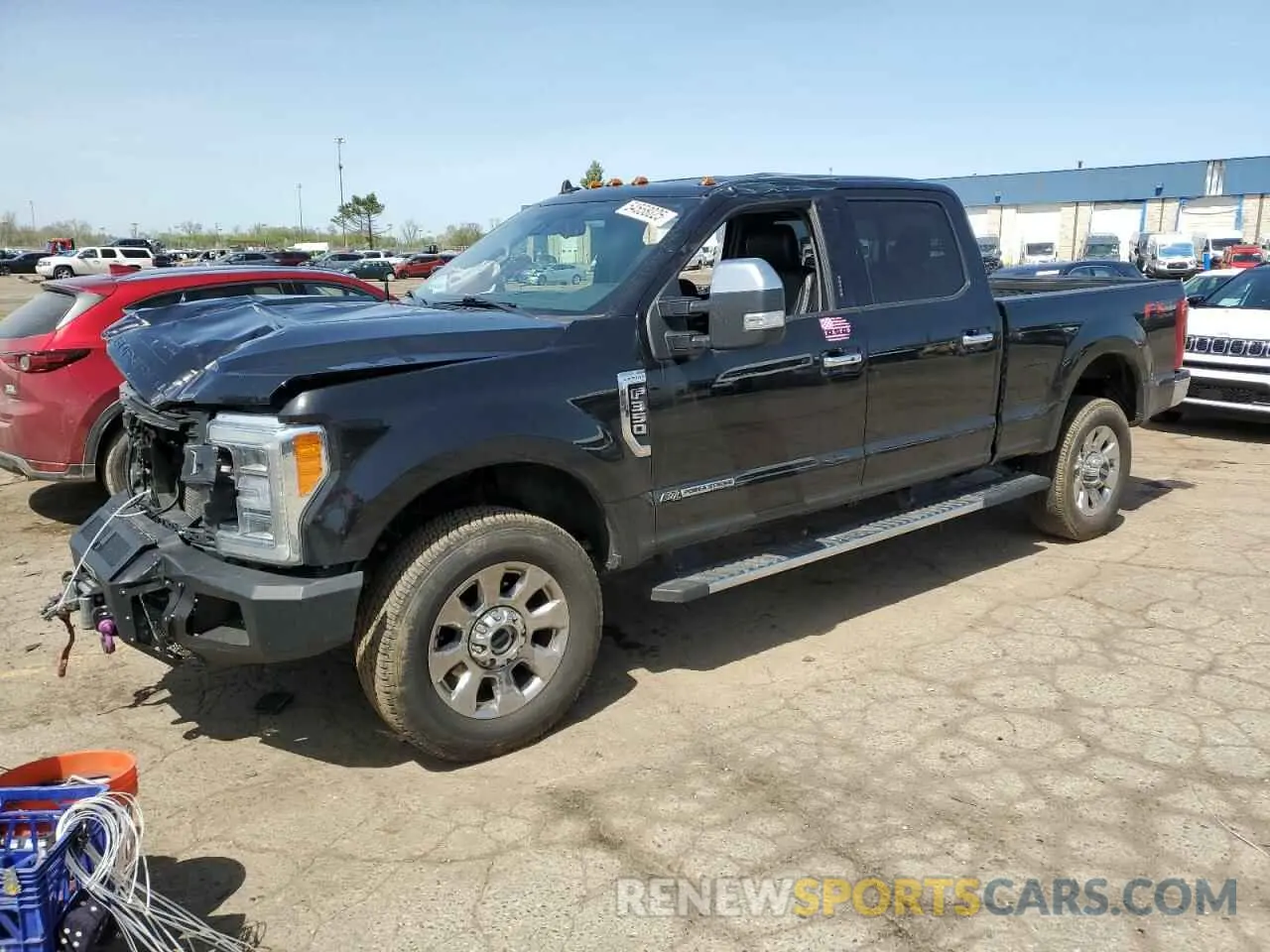 1 fotografías del automóvil dañado 1FT8W3BT7KEE39924 FORD F350 2019