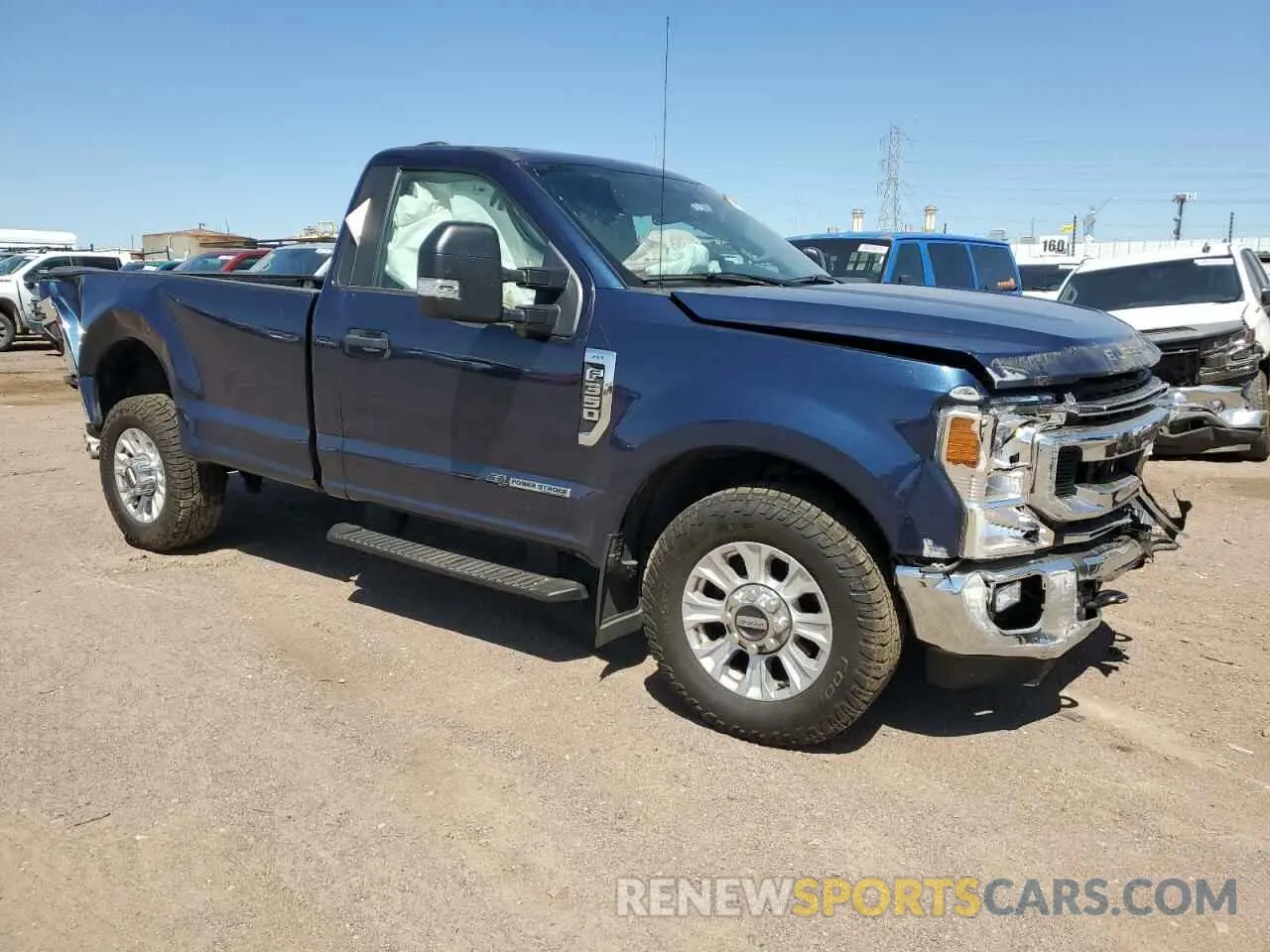 4 fotografías del automóvil dañado 1FTRF3AT4LEE45736 FORD F350 2020