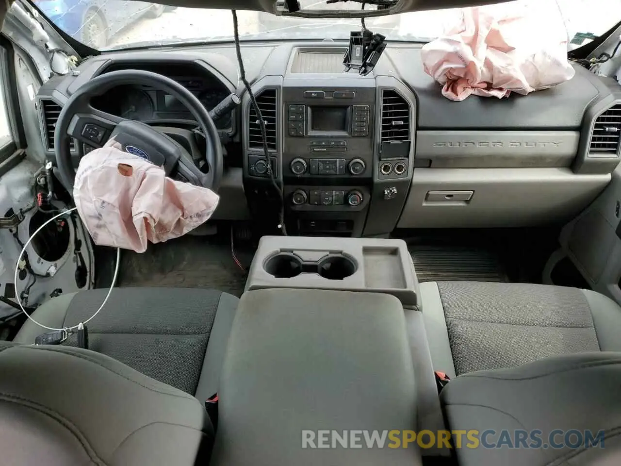 8 fotografías del automóvil dañado 1FT8W3B68MEC63494 FORD F350 2021